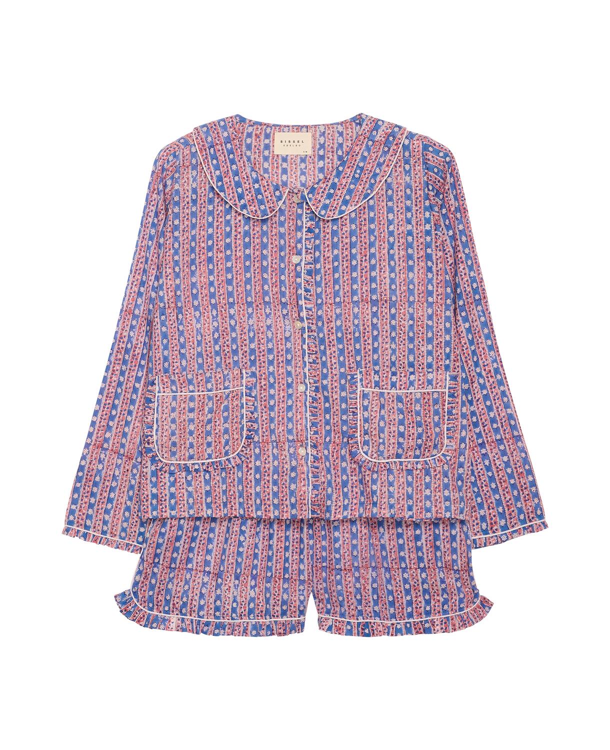 Nuvena pyjamassæt - Blue Stripes